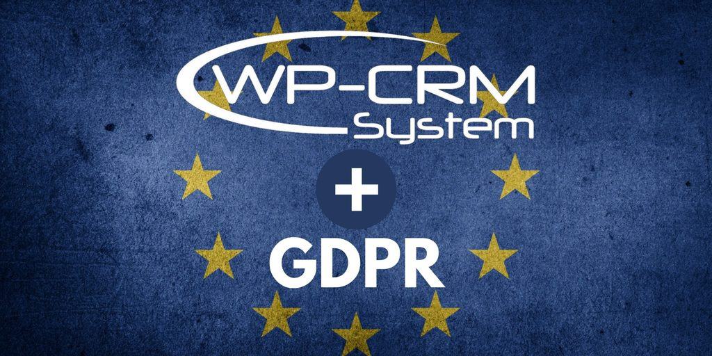 WP-CRM System GDPR Compliant