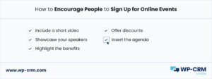 How to Encourage People to Sign Up for Online Events