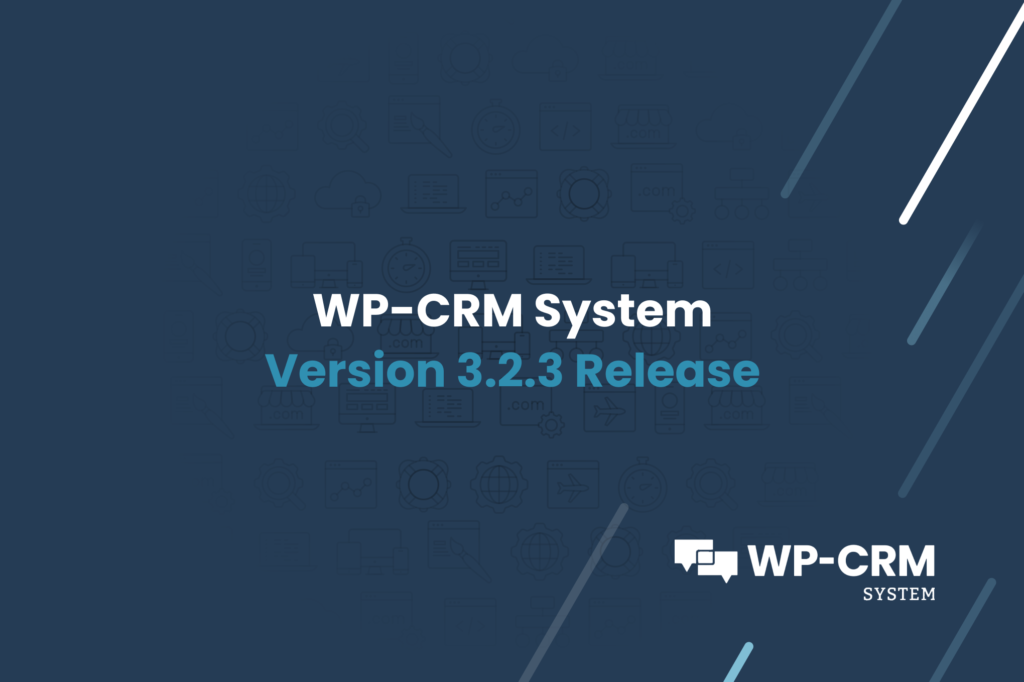 WP-CRM System Version 3.2.3 Release