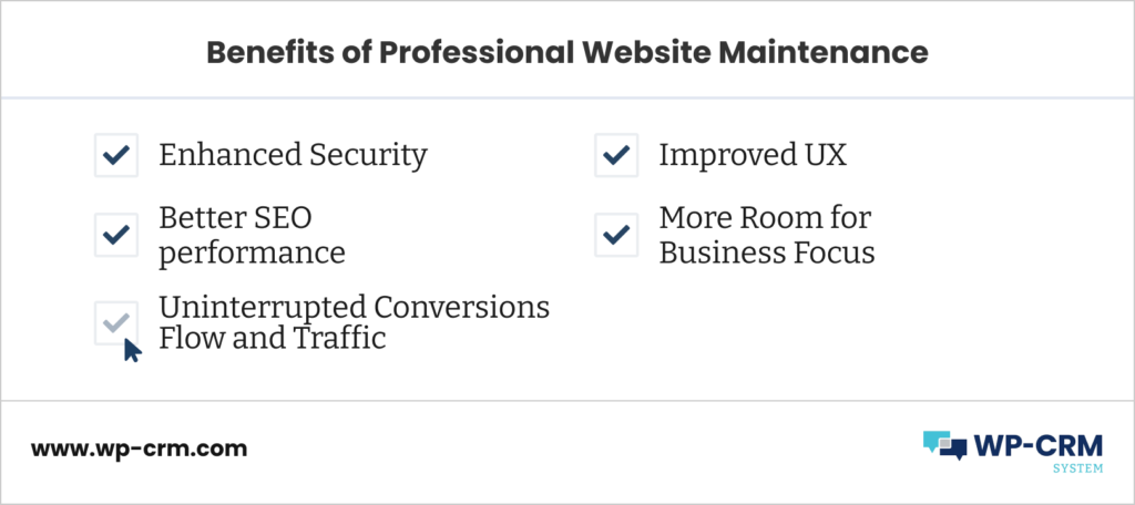 Benefits of Professional Website Maintenance