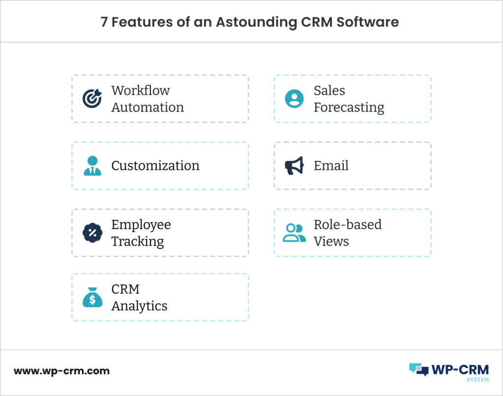 7 Features of an Astounding CRM Software