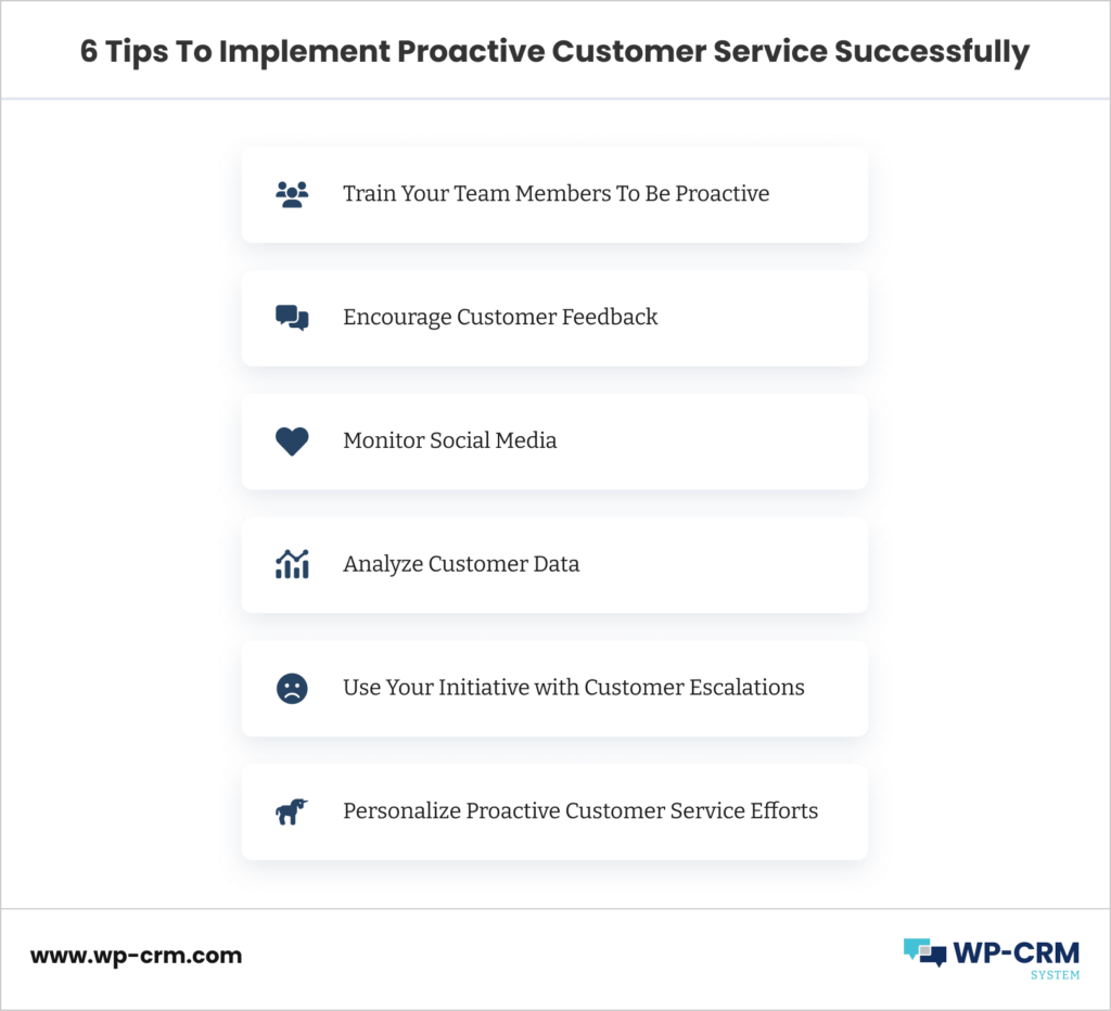 6 Tips To Implement Proactive Customer Service Successfully