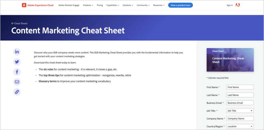 Checklists and Cheat Sheets