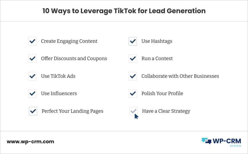 10 Ways to Leverage TikTok for Lead Generation