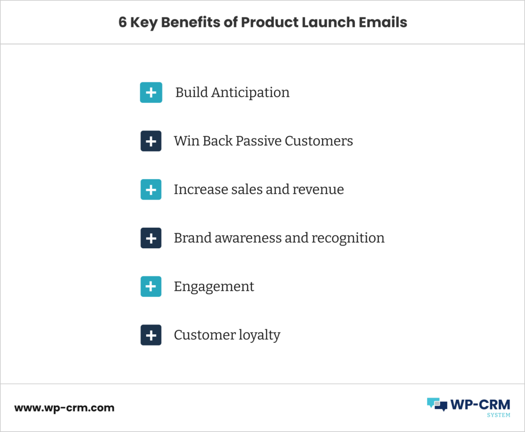 6 Key Benefits of Product Launch Emails 