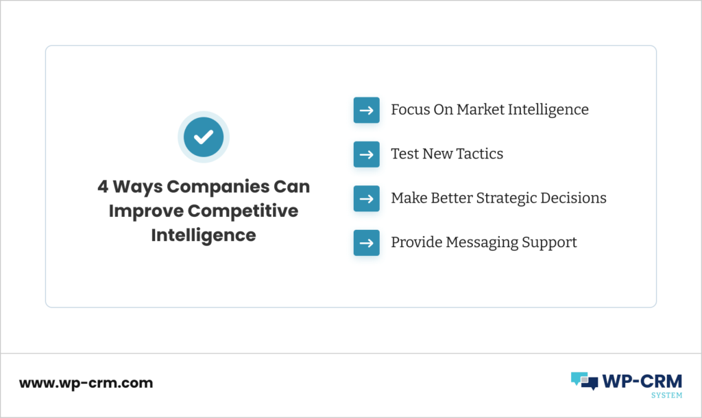 4 Ways Companies Can Improve Competitive Intelligence