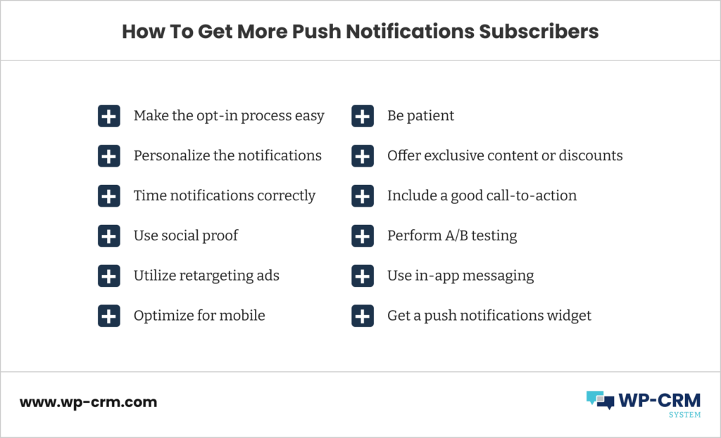 How To Get More Push Notifications Subscribers