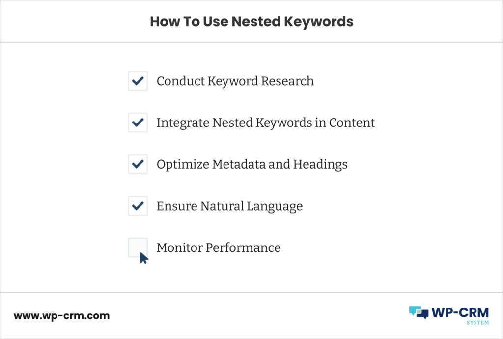 How To Use Nested Keywords