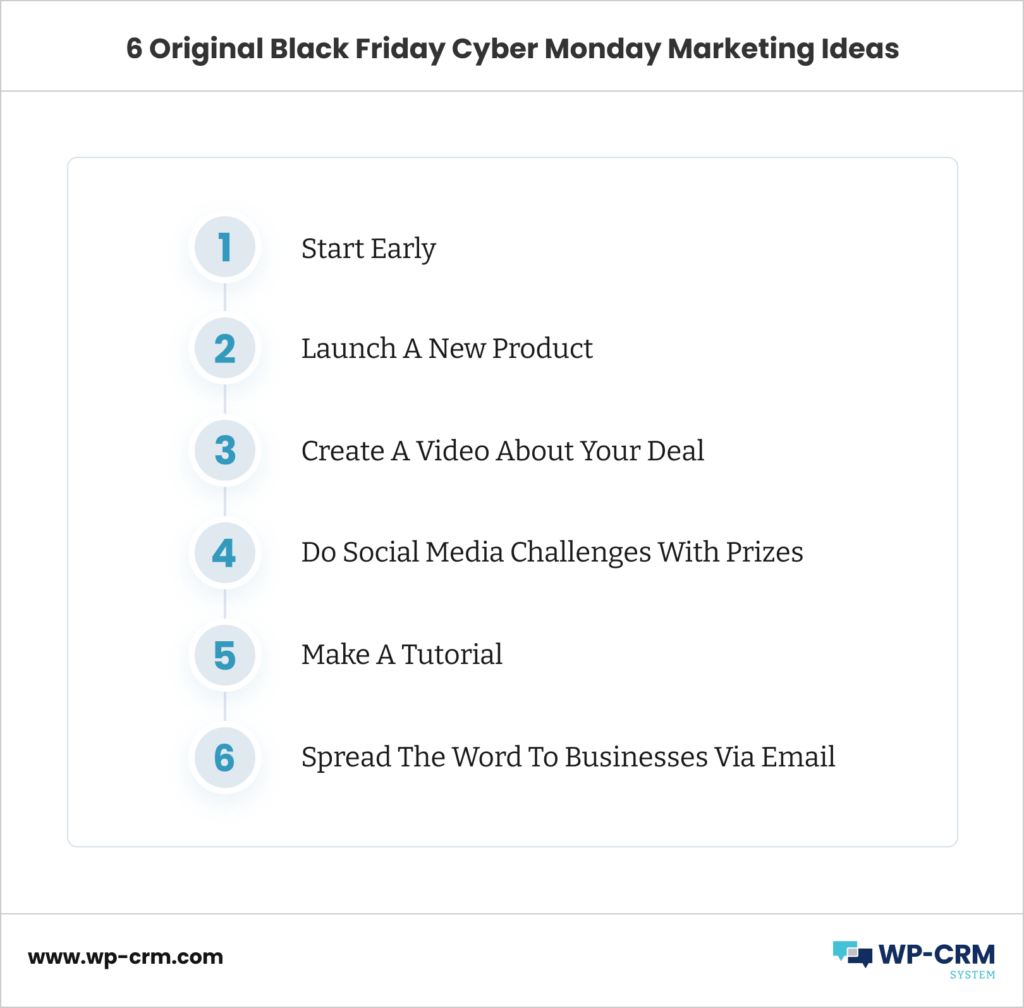 6 Original Black Friday Cyber Monday Marketing Ideas