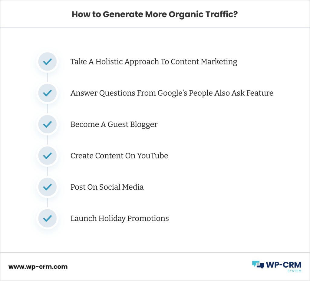 How to Generate More Organic Traffic